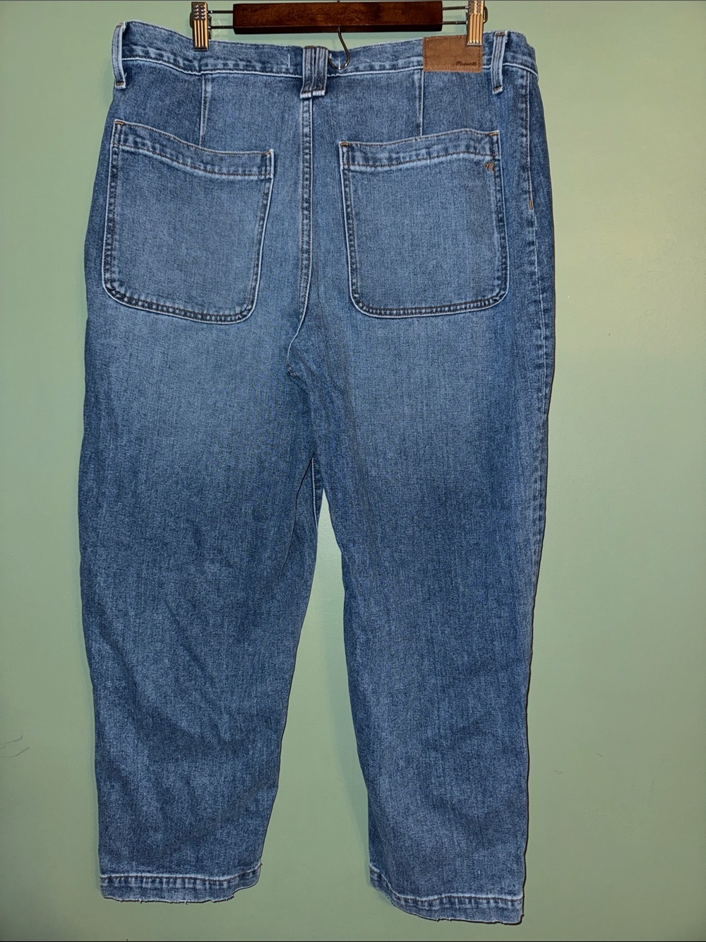 Madewell Balloon Medium Wash Jean 32 - Picture 7 of 8
